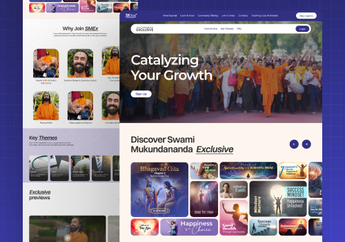 Web Design Package Example: Modern Website Redesign for Spiritual Leader