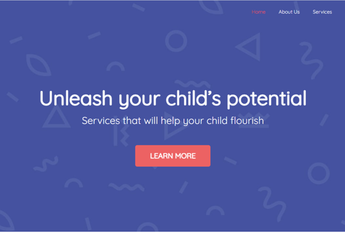 Web Design Package Example: EnhancED a education website