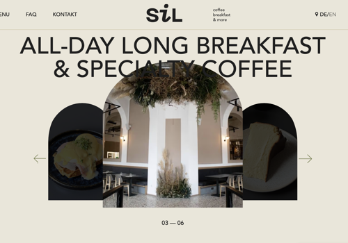 Branding Package Example: SiL brunch restaurant branding, strategy & website