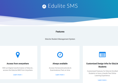 Web Development Package Example: EduLite SMS