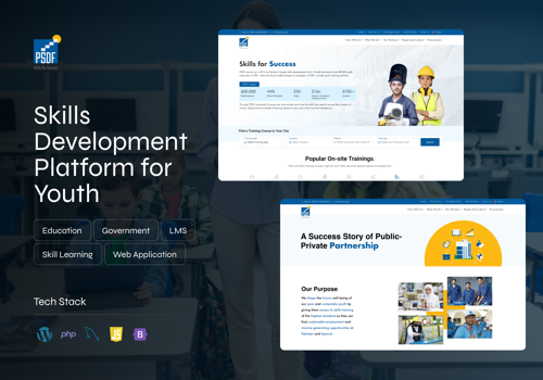 Digital Strategy Package Example: PSDF I Digital Skills Development Platform
