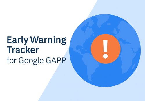 BI & Big Data Consulting & SI Package Example: Early Warning Tracker for Google GAPP
