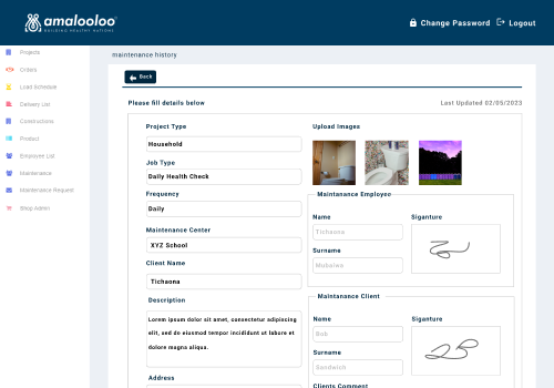 Web Design Package Example: Amalooloo