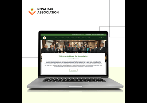 Web Development Package Example: Nepal Bar Association