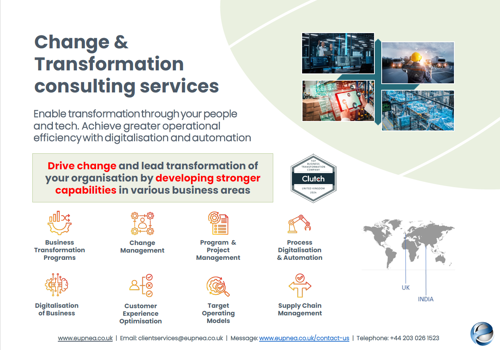 Business Consulting Package Example: Change and Transformation Framework