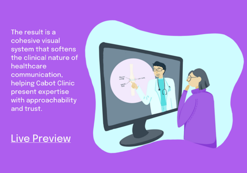 Graphic Design Package Example: Cabot Clinic - Illustration