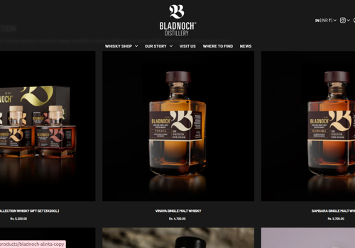 E-Commerce Development Package Example: Shopify Multi-Store Development for Bladnoch