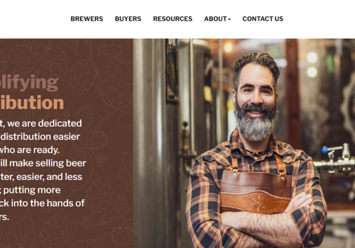 Web Design Package Example: BevPort  B2B Beverage Trade & Distribution Hub