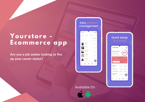 Ecommerce Marketing Package Example: Yourstore - Ecommerce app