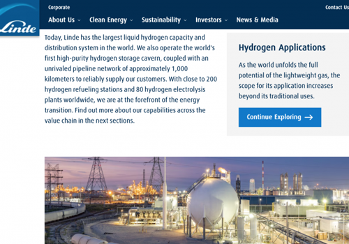 Web Design Package Example: Linde Unified Operations UX