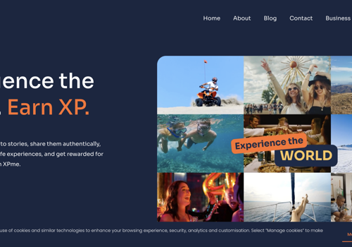 Mobile App Development Package Example: Social tech app