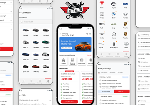 Mobile App Development Package Example: Mobile Application for Car Service