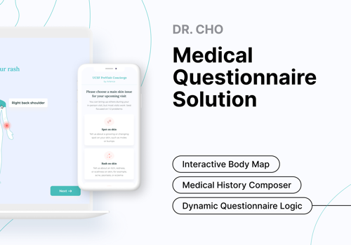 Custom Software Development Package Example: Dr. CHO: Medical Questionnaire Solution
