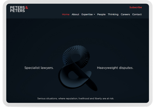 Translation Package Example: Case Study: Peters & Peters