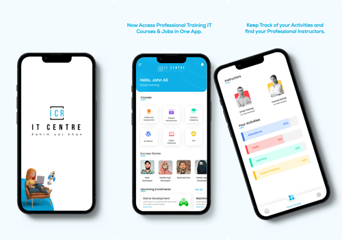 Mobile App Development Package Example: IT Centre Mobile App
