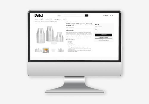 E-Commerce Development Package Example: VIP Supply Co - B2B Platform Consolidation