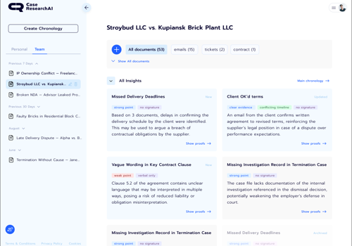 AI Agents Package Example: From Docs to Insights: UX for Case Research