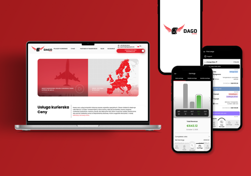Mobile App Development Package Example: DAGO Express - Web & Mobile Application