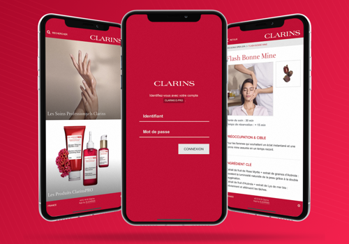 Custom Software Development Package Example: Clarins