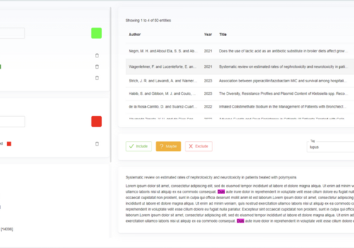 AI Development Package Example: AI-assisted screening tool for systematic literatu