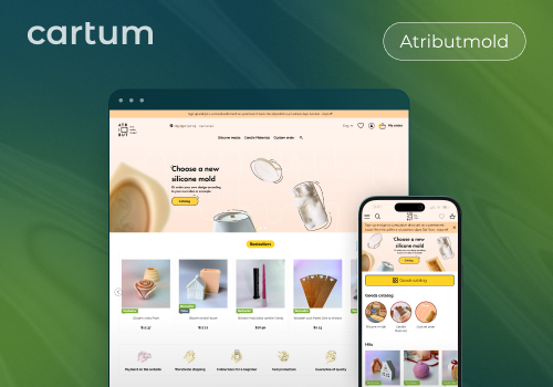 Ecommerce Marketing Package Example: Atributmold – Handmade Products Online Store