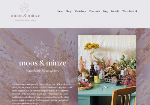 Web Design Package Example: Website & Social Media for a Floral Studio