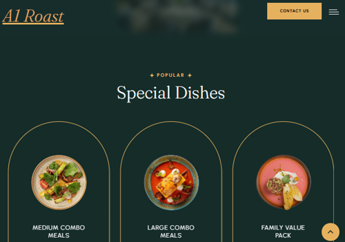 Search Engine Optimization Package Example: Website - A1 Roast