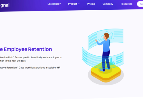 Web Design Package Example: HR Signal | AI-Powered HR Analytics Platform