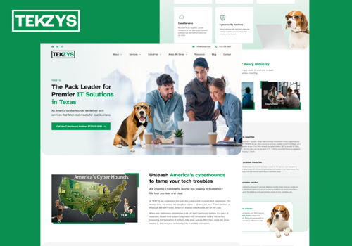 Web Design Package Example: IT Solutions & Cybersecurity Website Redesign