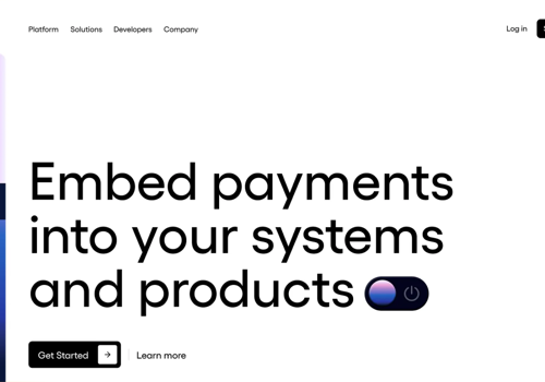 UX/UI Design Package Example: Financiable - finance website landing page