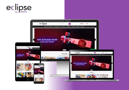 Web Design Package Example: Eclipse All Sports