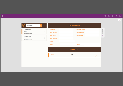 CRM Consulting and SI Package Example: Order Delivery App For Drivers