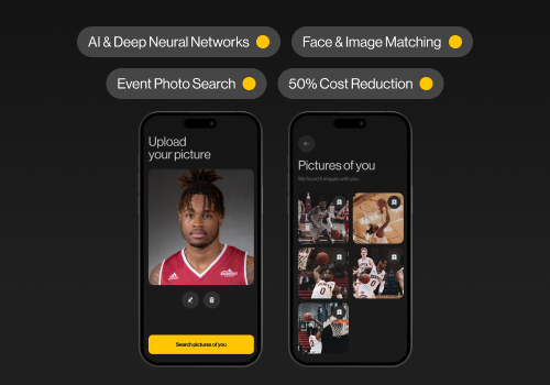 Web Development Package Example: AI-powered image-matching service for mass events