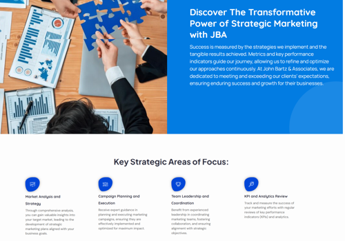 Web Design Package Example: JohnBartz & Associates - Web Design & Development