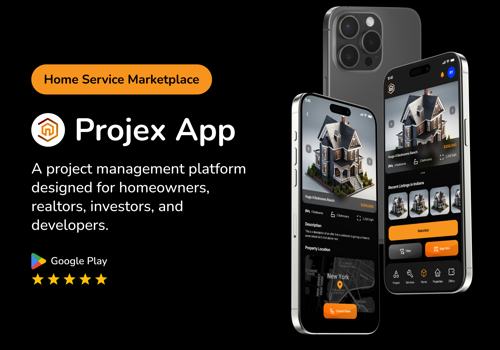Mobile App Development Package Example: Projex - Home Service Marketplace