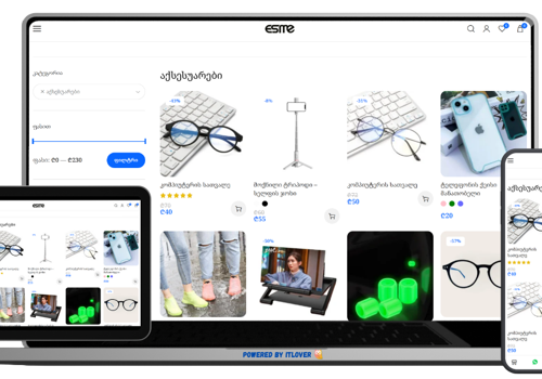 Search Engine Optimization Package Example: Esme Online Shop