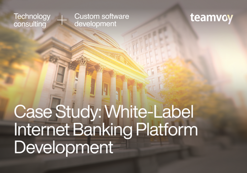 Custom Software Development Package Example: White-Label Internet Banking Platform Development