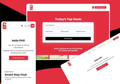 Web Development Package Example: Smart Stay Club Membership Platform