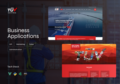 Custom Software Development Package Example: TUV Austria | Automating Internal Processes