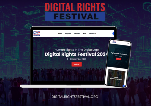 Web Design Package Example: Digital Rights Festival