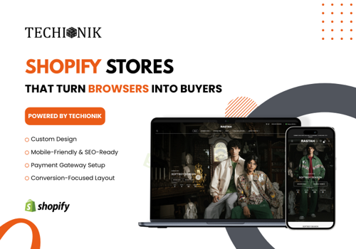 Web Design Package Example: Rastah- Shopify Fashion eCommerce Website