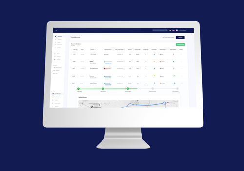 Web Development Package Example: Courier Delivery Management Portal