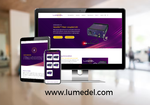 Web Design Package Example: LumeDEL website and eCommerce Store Project