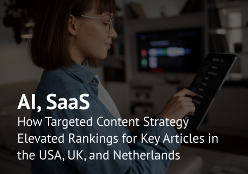 Search Engine Optimization Package Example: SEO for synthetic data generation platform