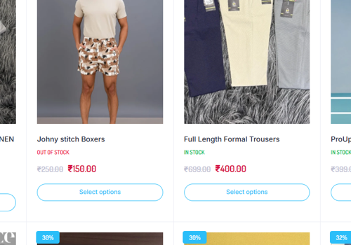 Branding Package Example: Clothing E-commerce Website