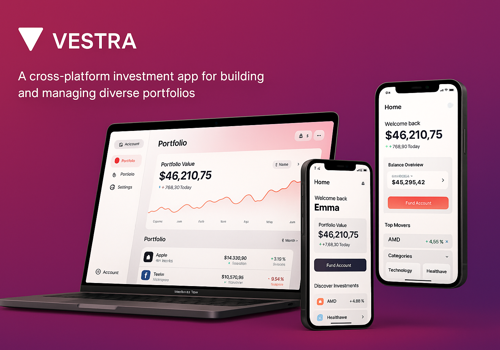 Mobile App Development Package Example: Vestra
