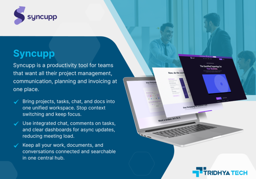Web Design Package Example: Productivity Software