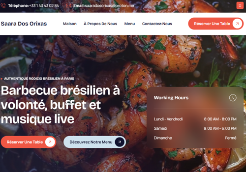 Search Engine Optimization Package Example: Website - Saara dos orixas