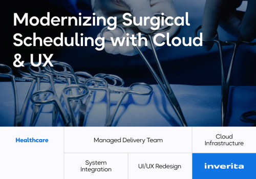 Web Development Package Example: Healthcare Surgical Scheduling Platform