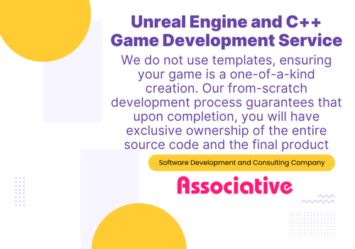 AR/VR Development Package Example: Unreal Engine and C++ Game Development Service